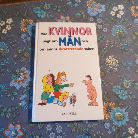 Vad kvinnor sagt om m&auml;n och om andra skrattretande saker