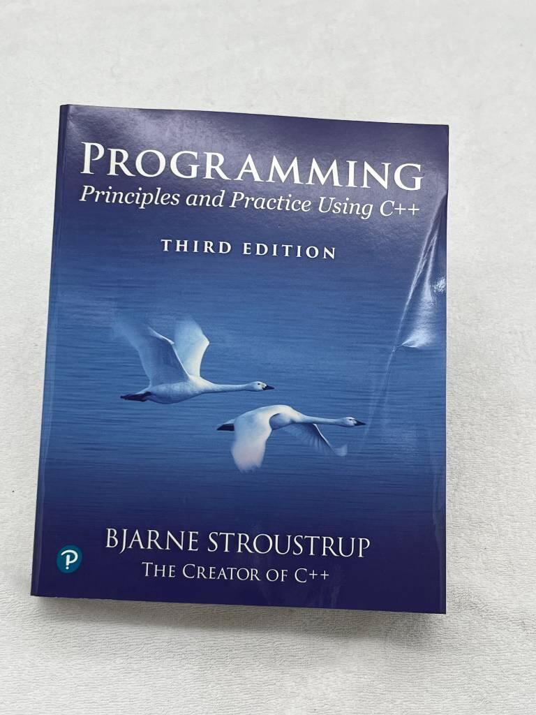 Programming - principles and practice using C++