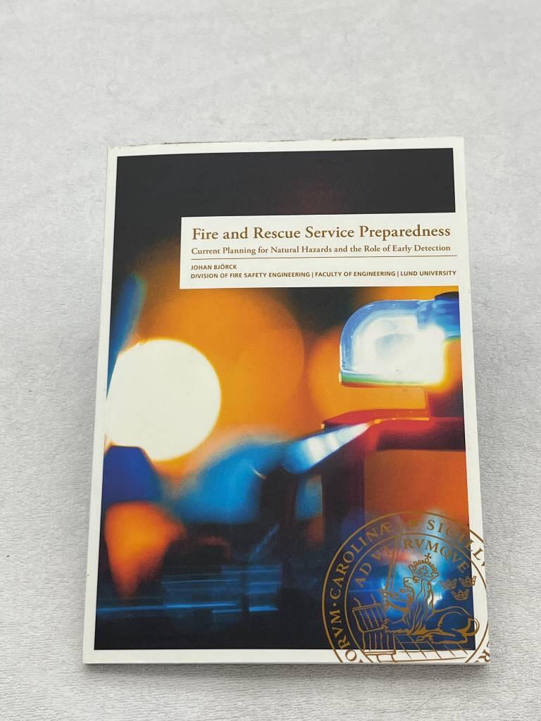 Fire and rescue service preparedness