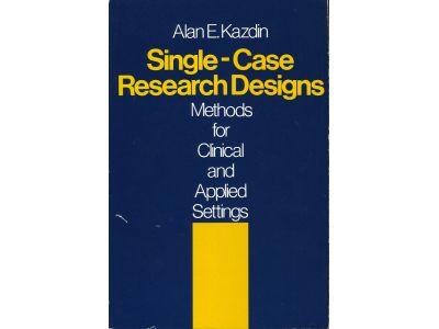 Single case research designs - methods for clinical and applied settings