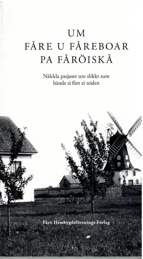 Um F&aring;re u f&aring;reboar pa f&aring;r&ouml;isk&aring;