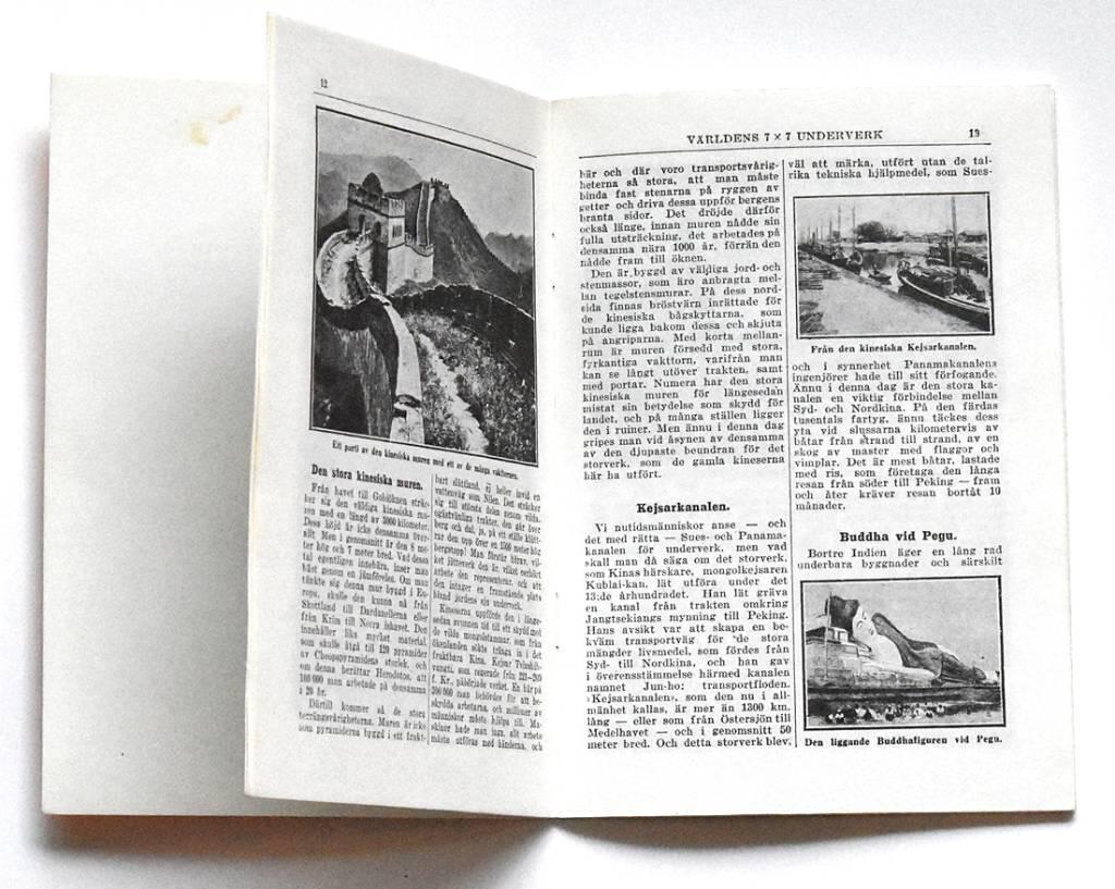 V&auml;rldens 7 x 7 underverk : [Allers familj-journals handbok 1926]