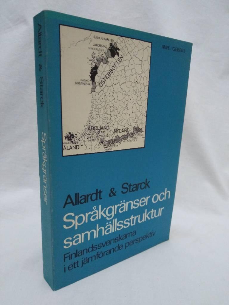 Spr&aring;kgr&auml;nser och samh&auml;llsstruktur : finlandssvenskarna i ett j&auml;mf&ouml;rande perspektiv