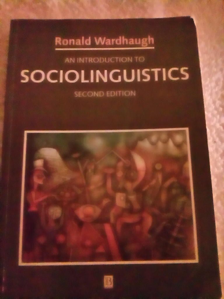 An introduction to sociolinguistics