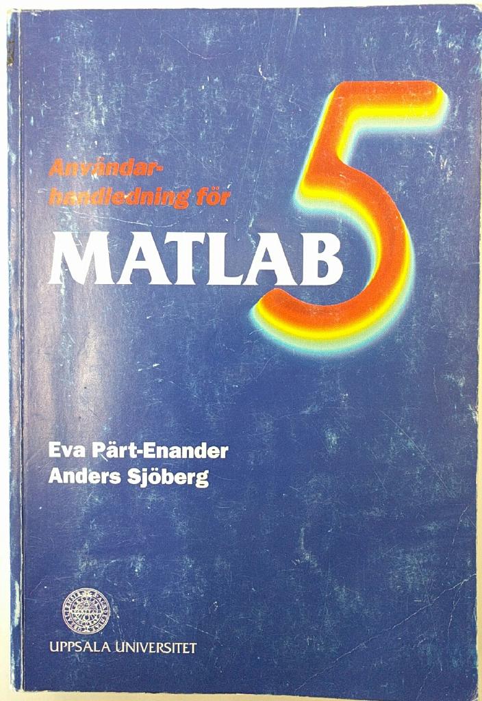 Anv&auml;ndarhandledning f&ouml;r MATLAB&reg; 5