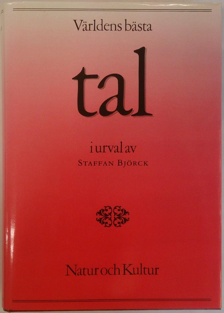 Världens bästa tal i urval