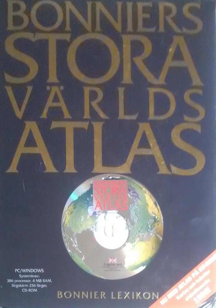 Bonniers stora v&auml;rldsatlas [Kartografiskt material]