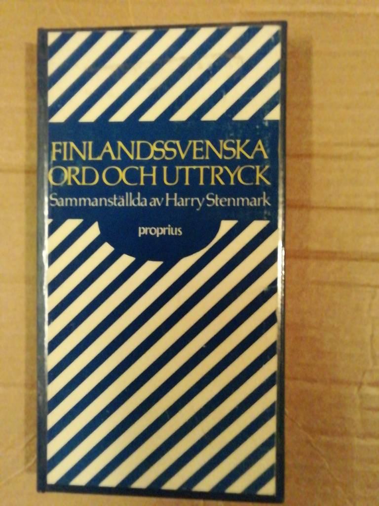 Finlandssvenska ord och uttryck