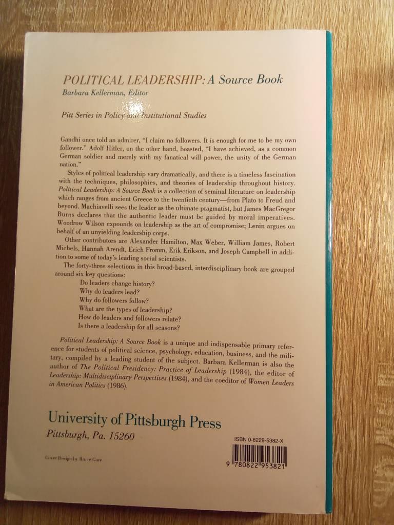 Political leadership - a source book