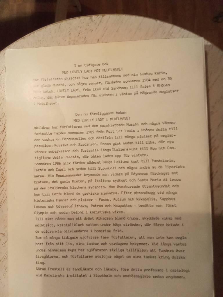 Med Lovely Lady i Medelhavet