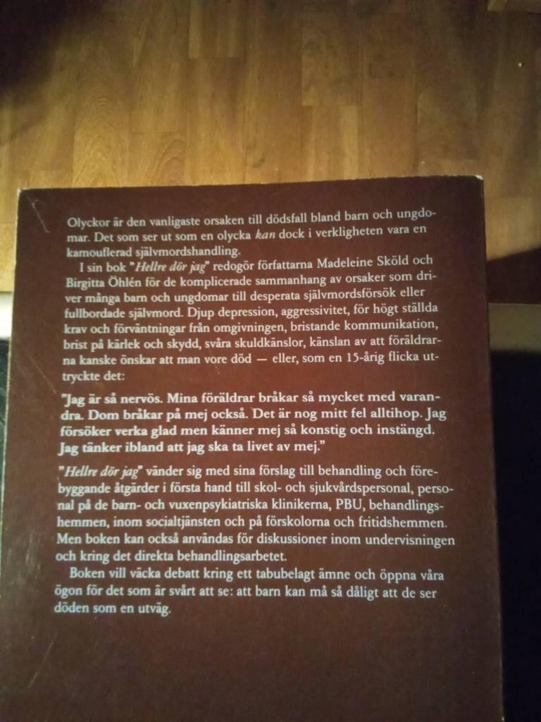 Hellre d&ouml;r jag