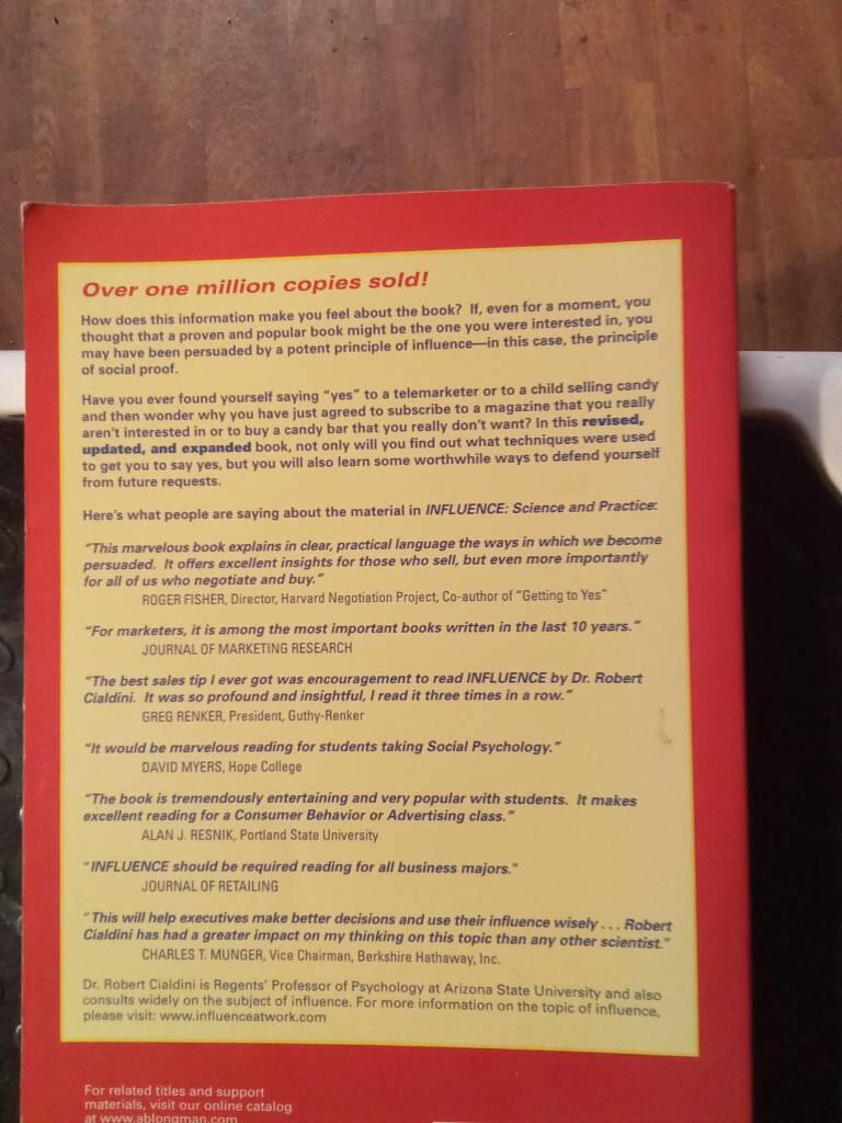 Influence, Science and Practice: United States Edition