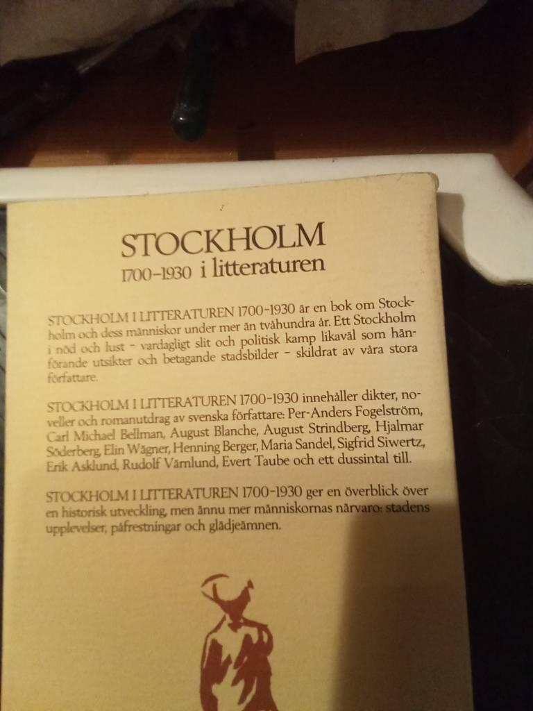 Stockholm i litteraturen 1700-1930