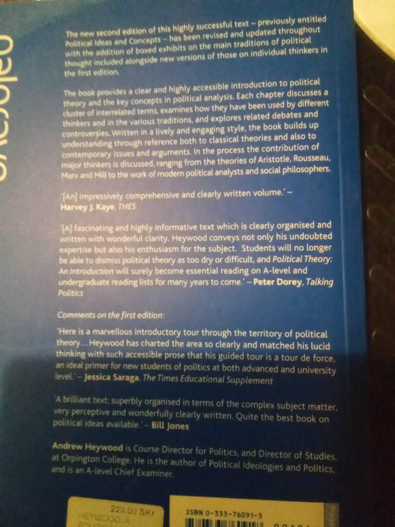 Political theory : an introduction