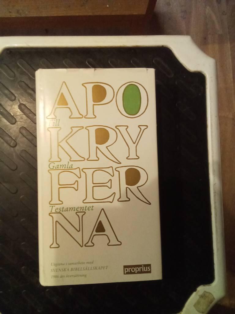 Apokryferna till Gamla testamentet eller De deuterokanoniska skrifterna i 1