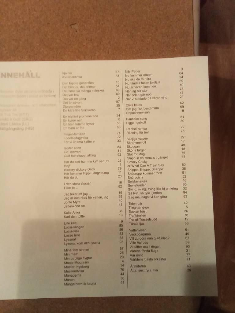 Smått å gott [Musiktryck]