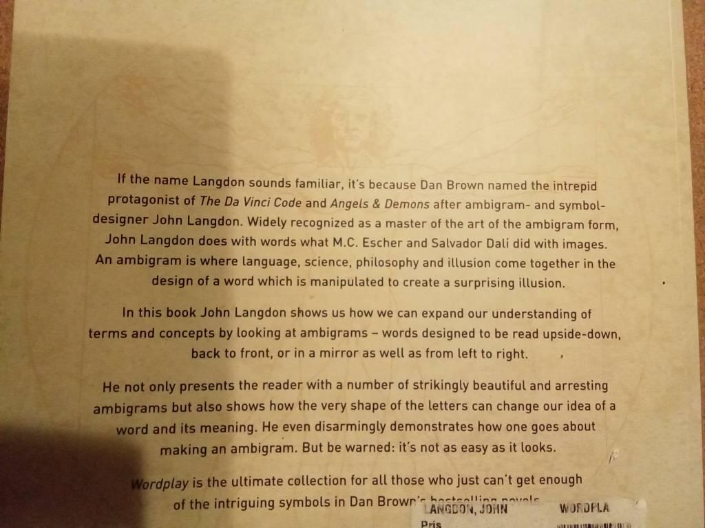 Wordplay : the art and science of ambigrams