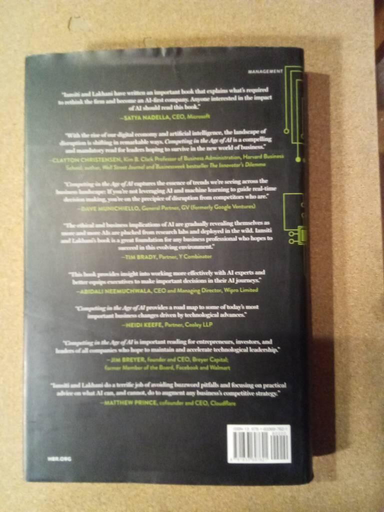 Competing in the age of AI - strategy and leadership when algorithms and networks run the world