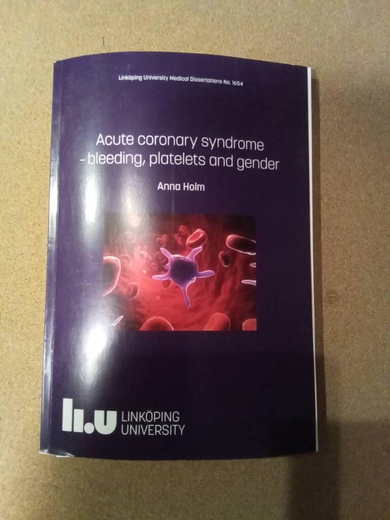 Acute coronary syndrome : bleeding, platelets and gender