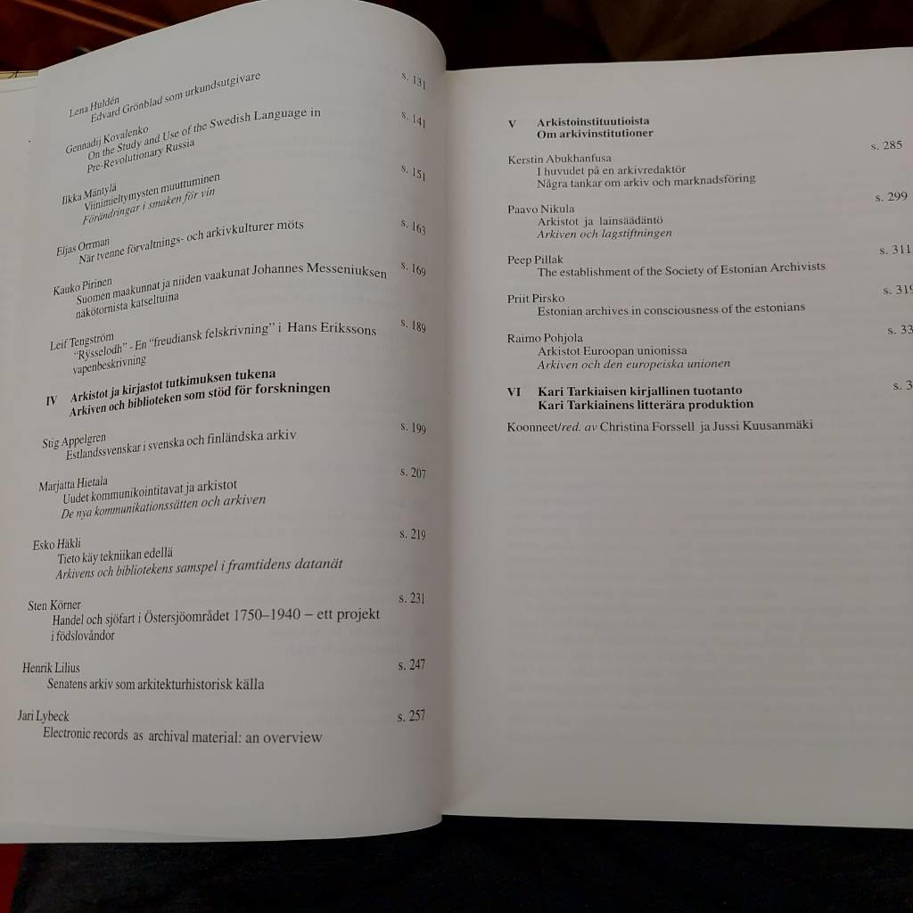 Musarum minister : studia in honorem Kari Tarkiainen : Kari Tarkiainen 60 vuotta 14.6.1998, Kari Tarkiainen 60 &aring;r