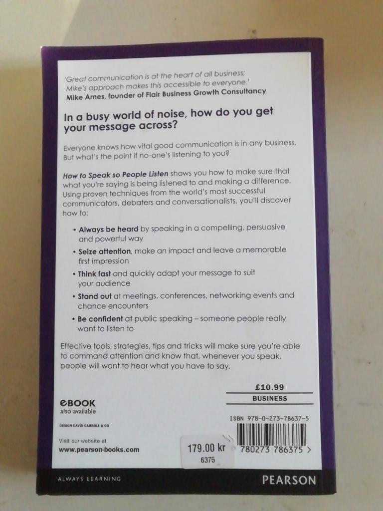 How to speak so people listen : grab their attention and get your message heard [Elektronisk resurs]