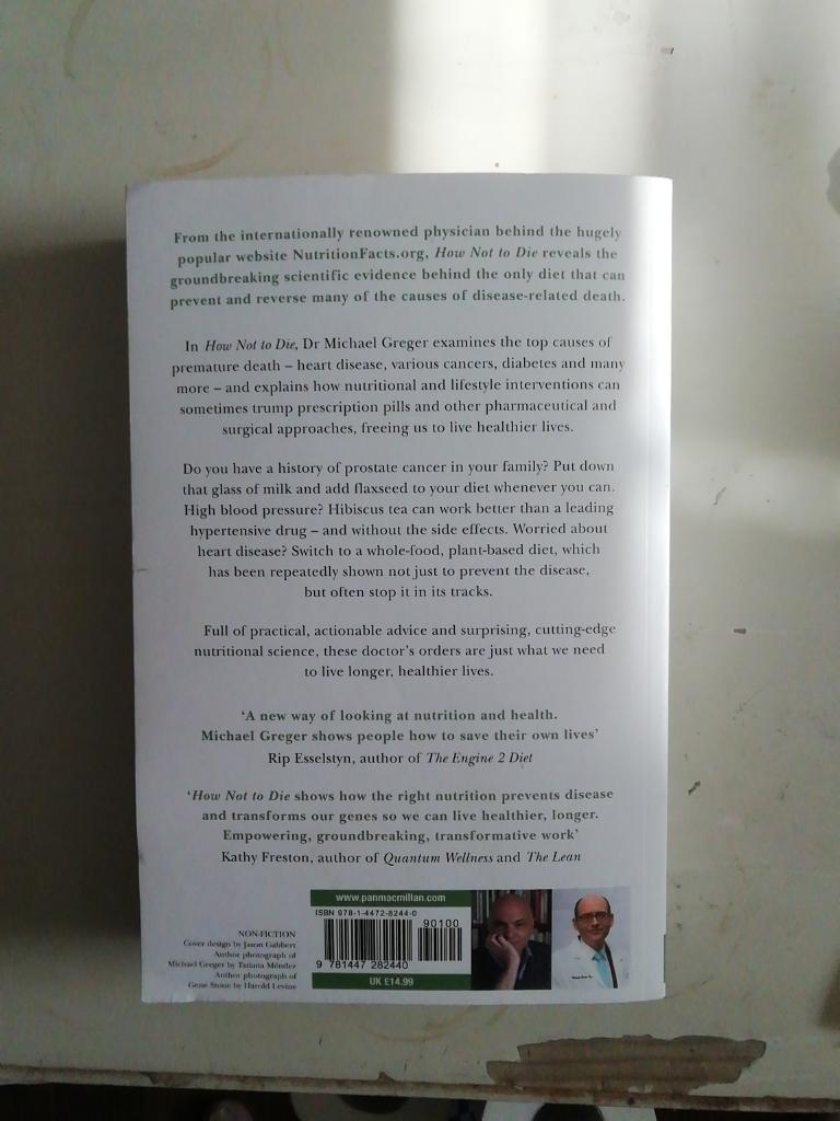 How not to die - discover the foods scientifically proven to prevent and re