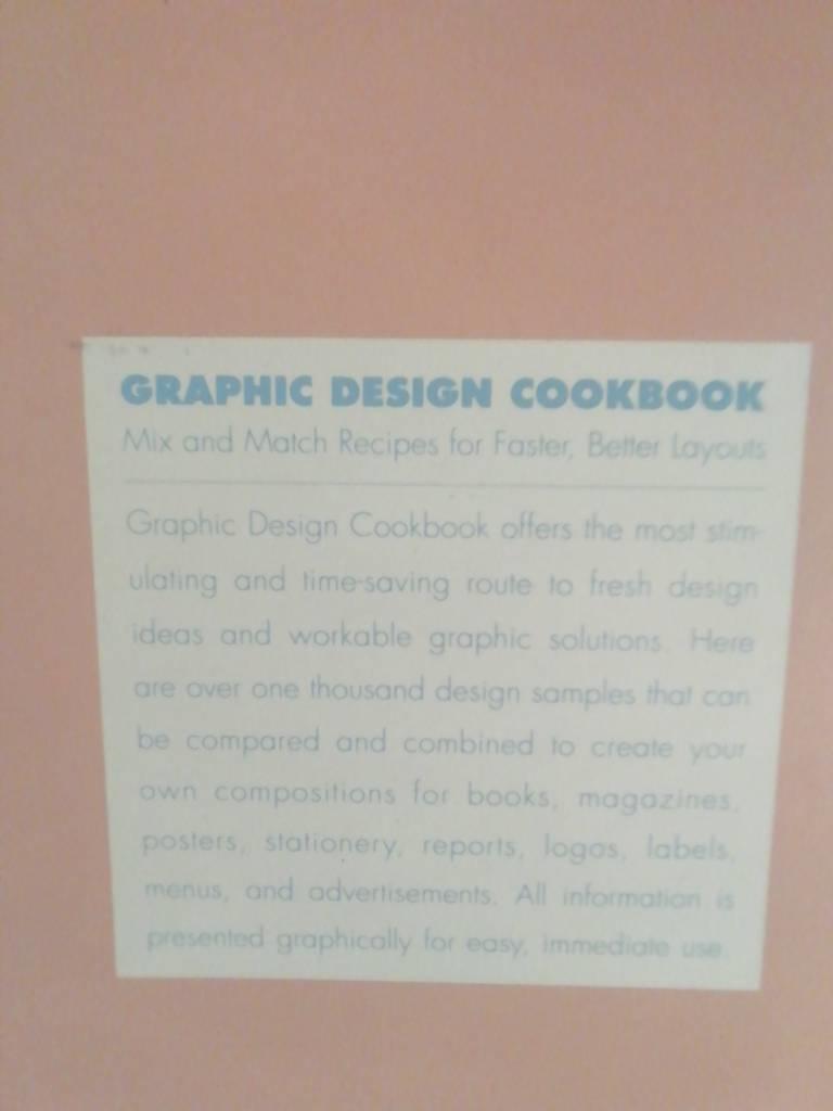 Graphic design cookbook : mix & match recipes for faster, better layouts