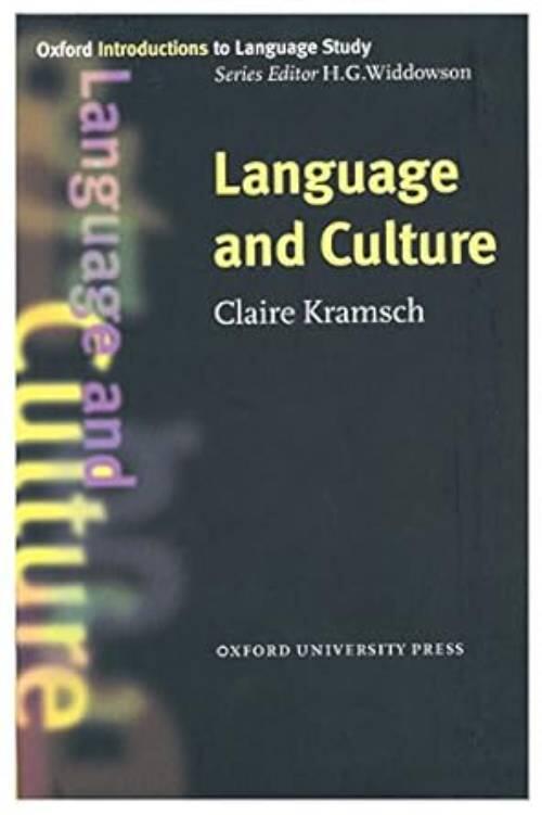 Language and culture
