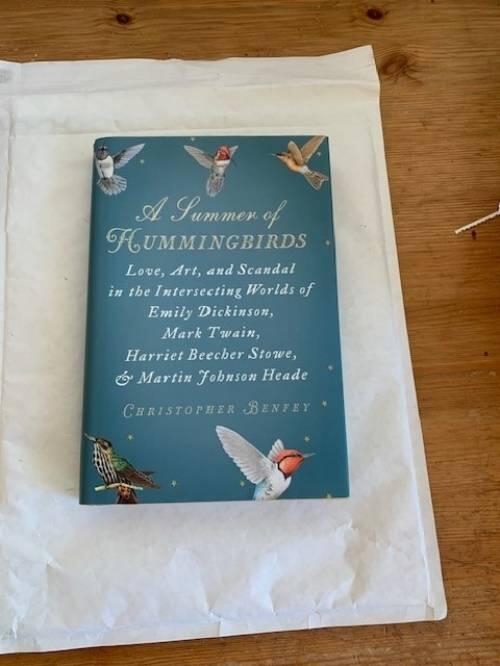 A summer of hummingbirds - love art, and scandal in the intersecting worlds of Emily Dickinson, Mark Twain, Harriet Beecher Stowe, and Martin Johnson Heade