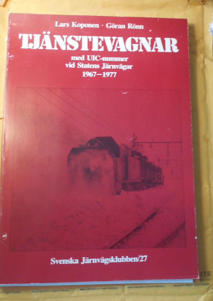 Tj&auml;nstevagnar med UIC-nummer vid Statens j&auml;rnv&auml;gar 1967-1977
