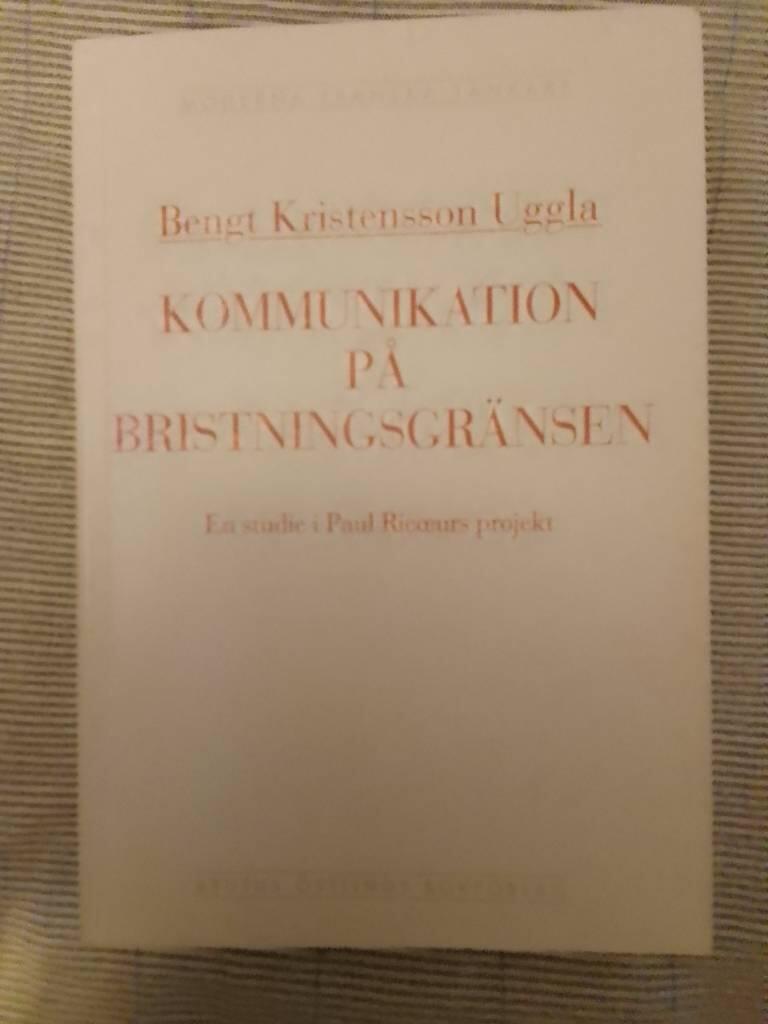 Kommunikation p&aring; bristningsgr&auml;nsen