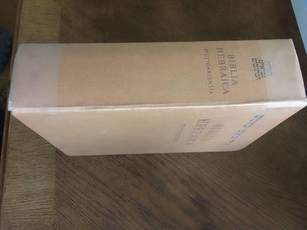 Torah, Neviʼim u-Khetuvim = Biblia Hebraica Stuttgartensia