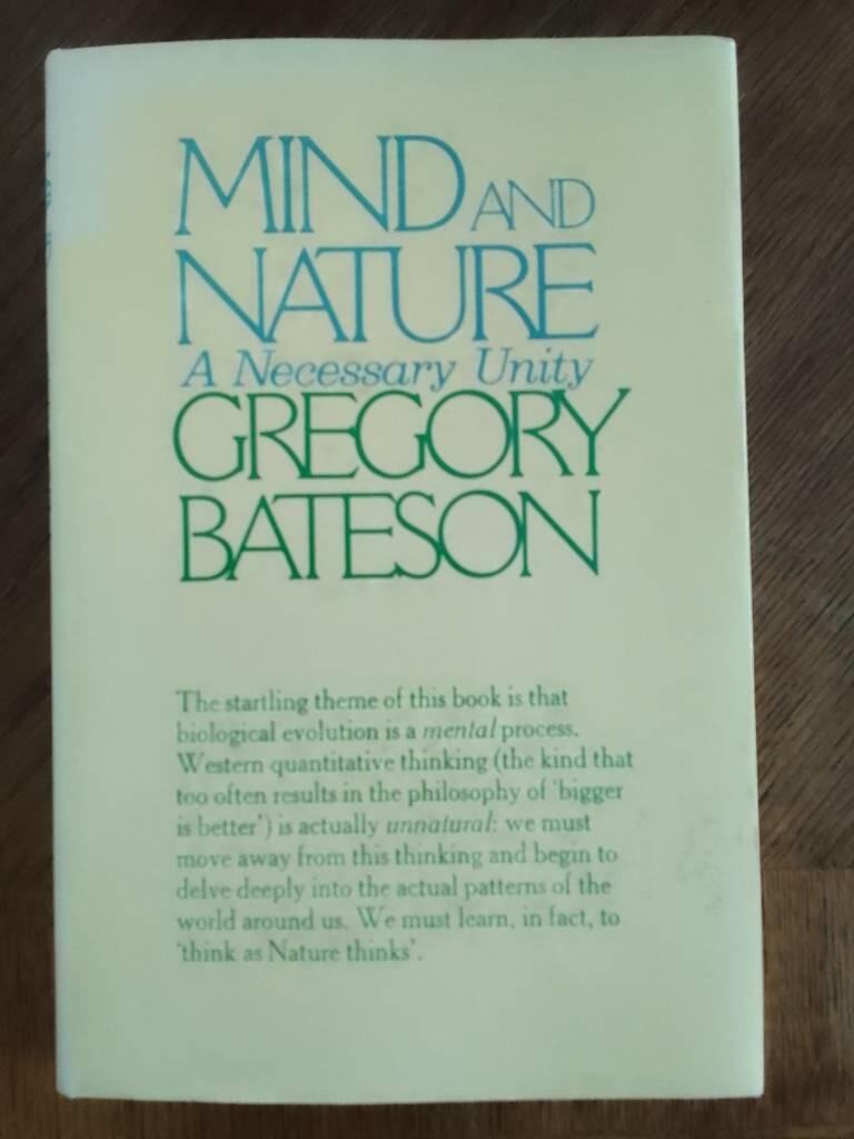 Mind and nature - a necessary unity