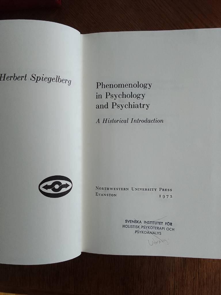 Phenomenology in psychology and psychiatry