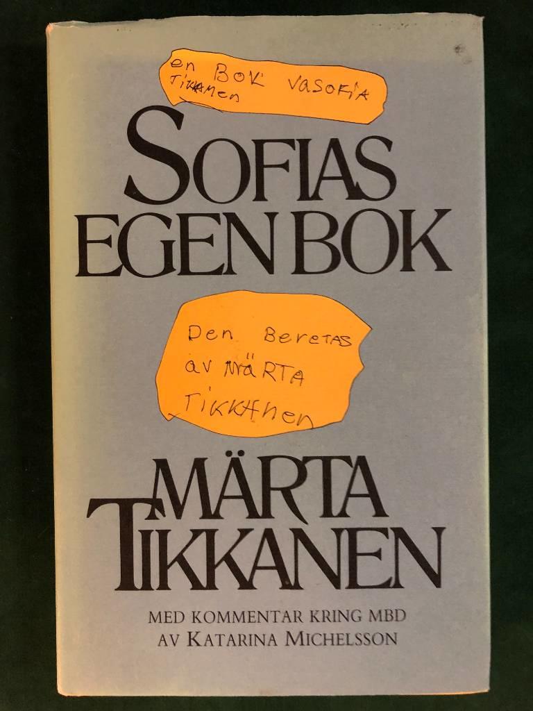 Sofias egen bok