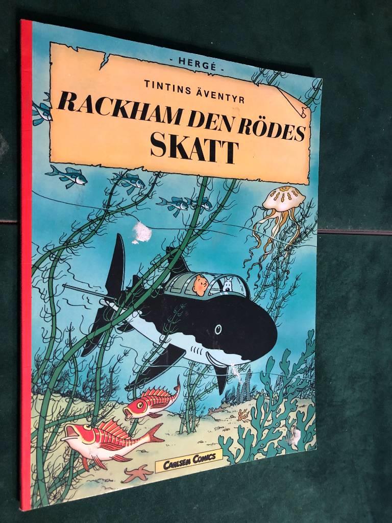 Tintins äventyr. Rackham den rödes skatt | Hergé | Bokbörsen