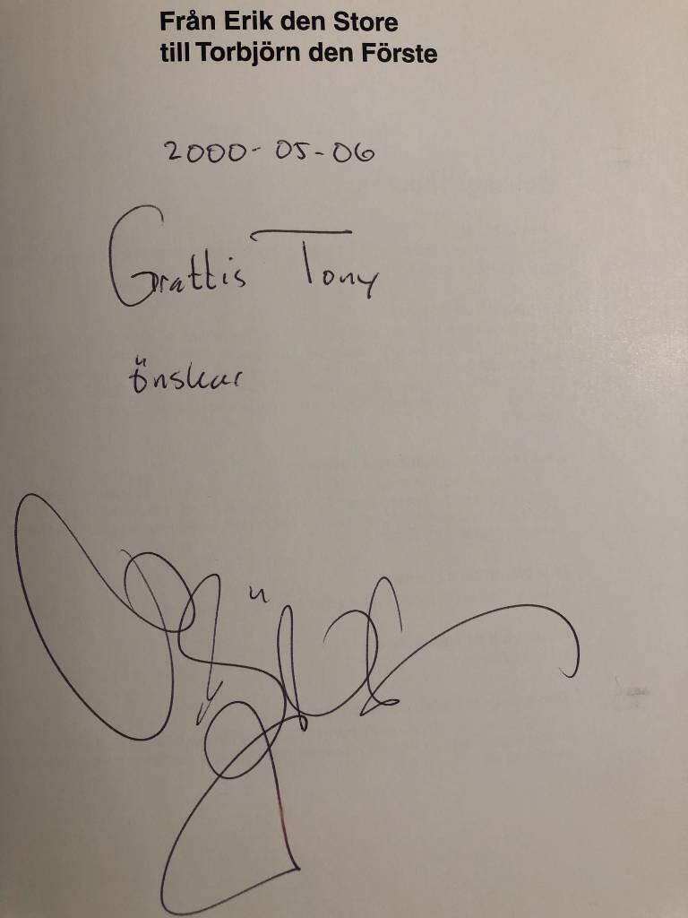 Fr&aring;n Erik den store till Torbj&ouml;rn den f&ouml;rste : [Jonsereds IF]