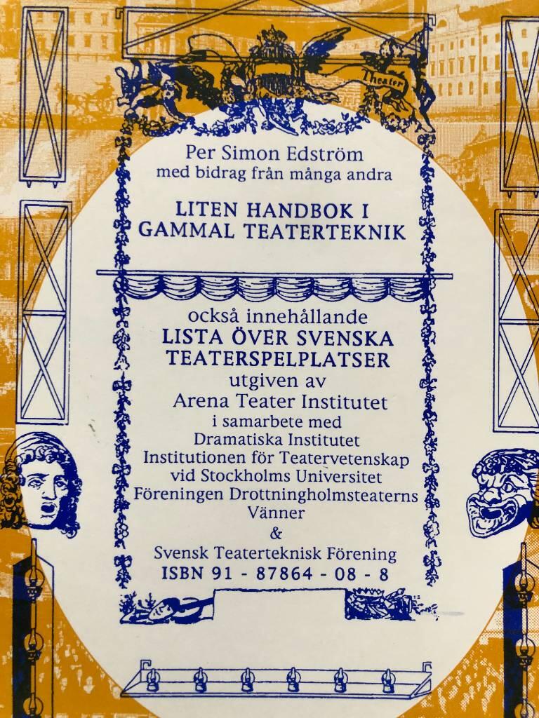 Liten handbok i gammal teaterteknik