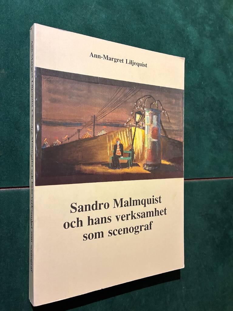 Sandro Malmquist och hans verksamhet som scenograf