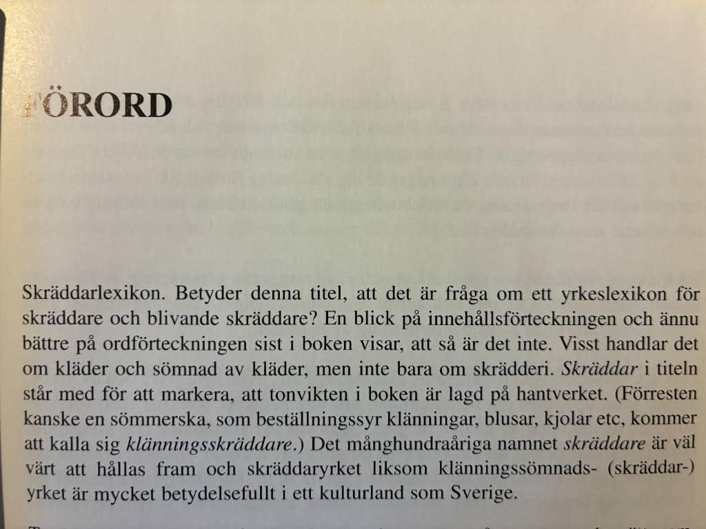 Skr&auml;ddarlexikon