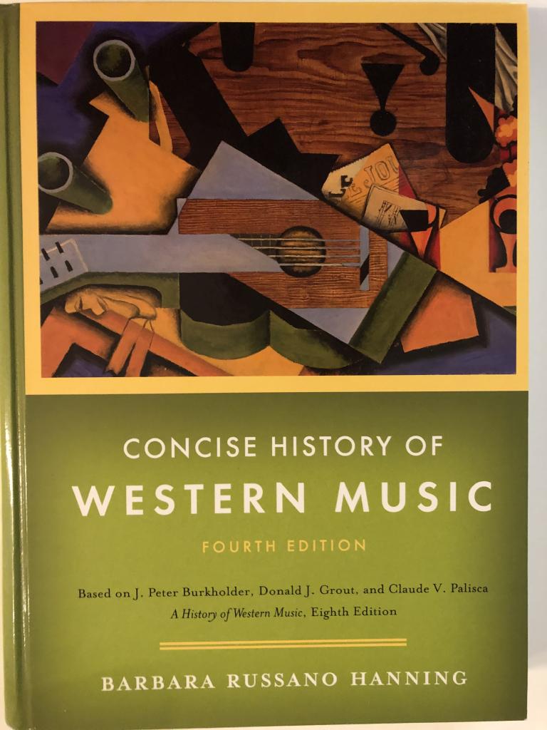 Concise history of western music
