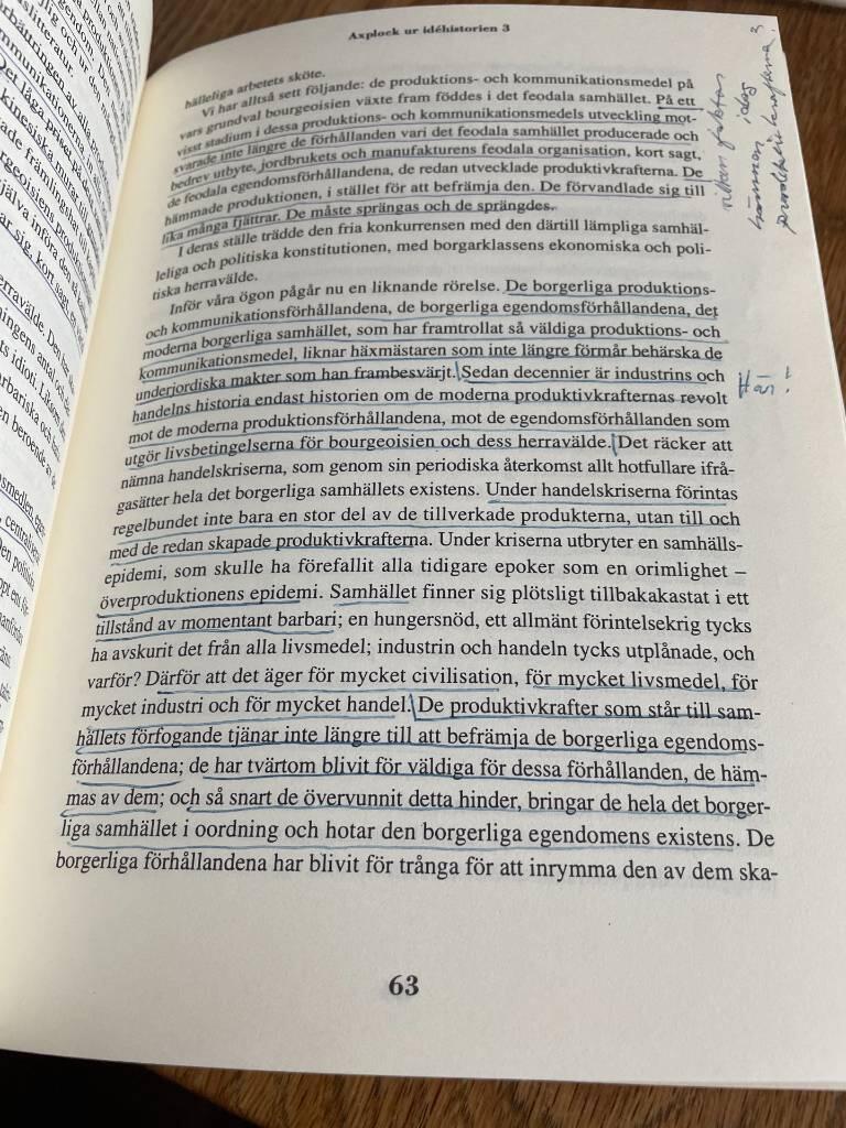 Axplock ur id&eacute;historien