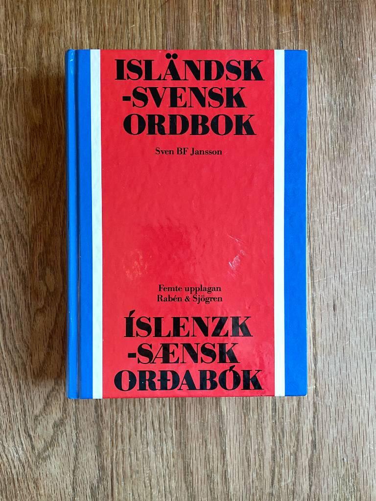 Isl&auml;ndsk-svensk ordbok