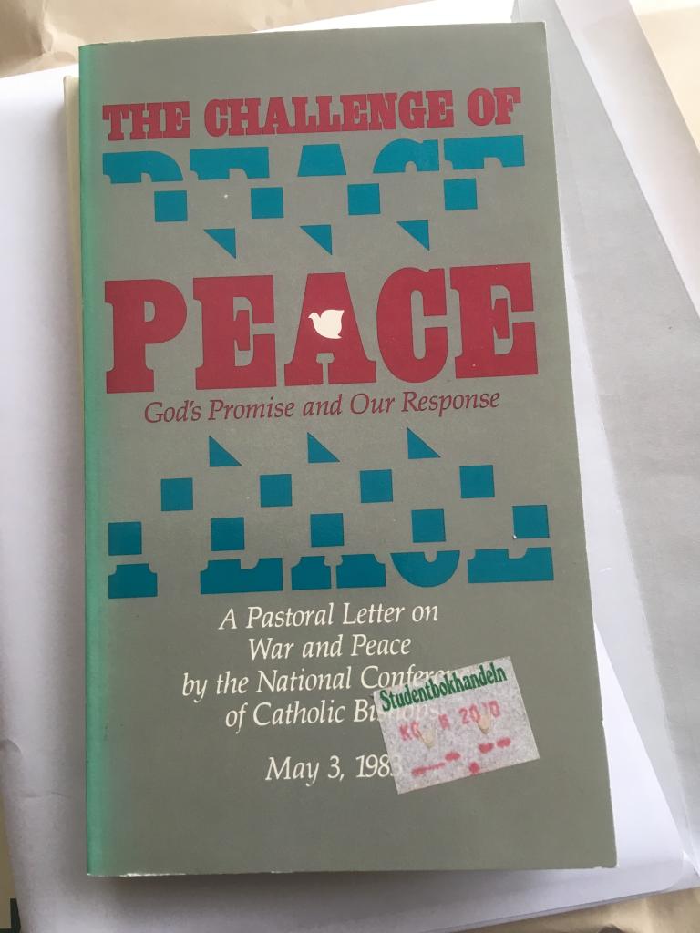 The challenge of peace - God's promise and our response : a pastoral letter on war and peace, may 3, 1983