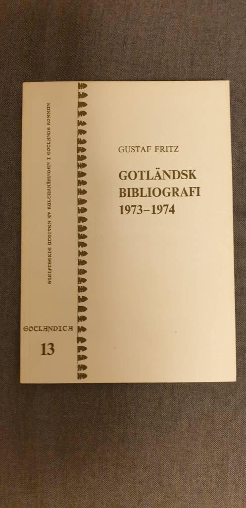 Gotl&auml;ndsk bibliografi