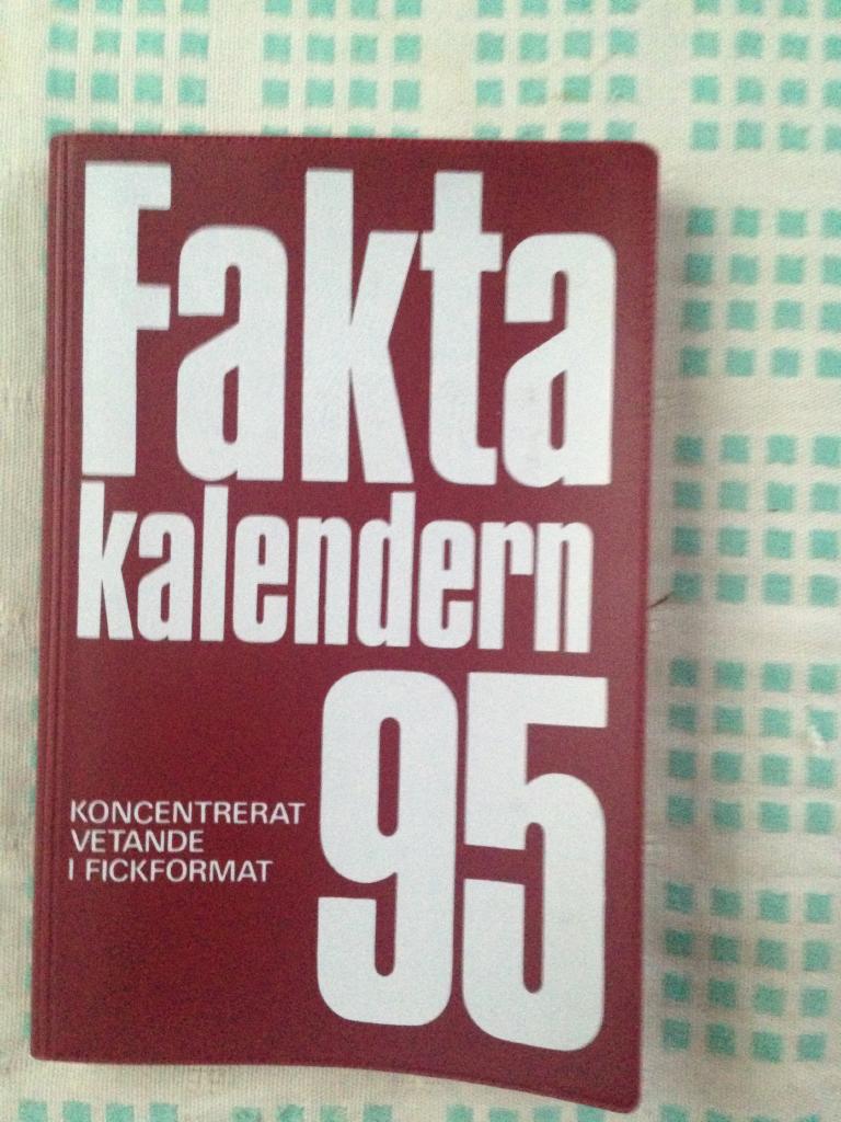 Faktakalendern - koncentrerat vetande i fickformat