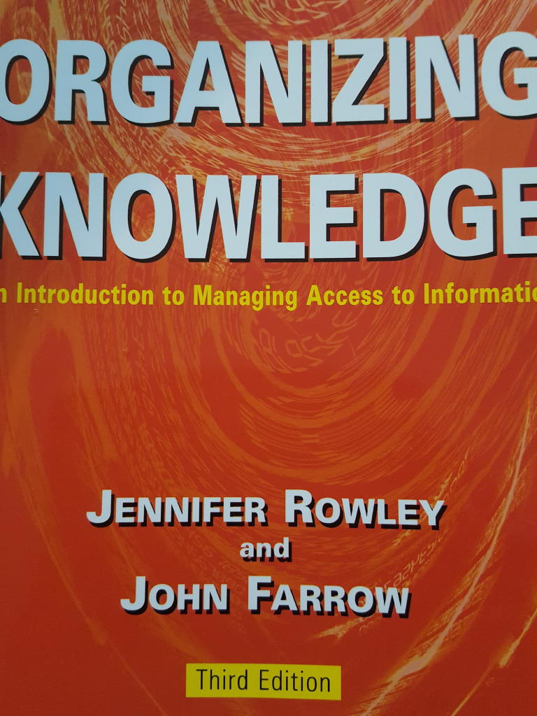 Organizing knowledge : an introduction to managing access to information