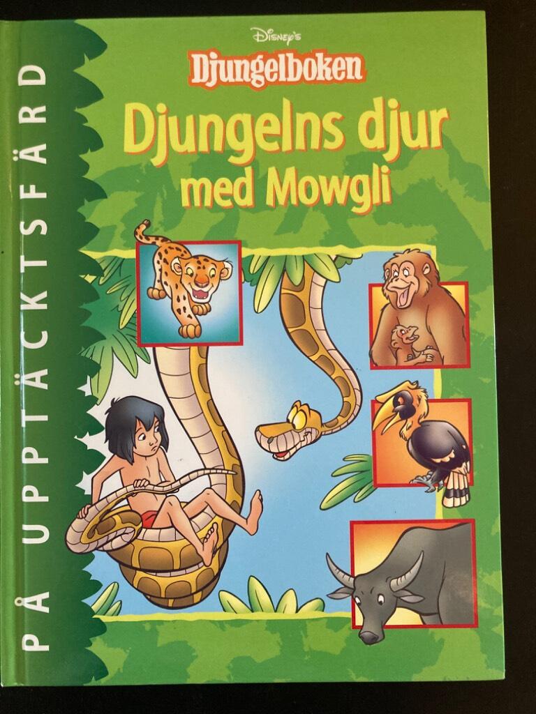 Djungelns djur med Mowgli