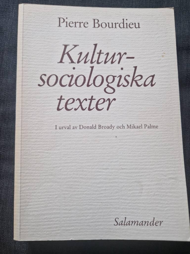 Kultursociologiska texter