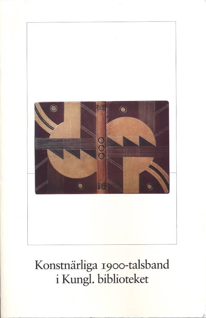 Konstnärliga 1900-talsband i Kungl. biblioteket